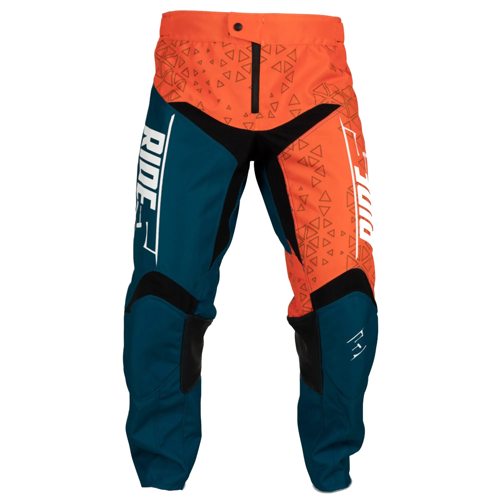 509  Ridge ITB Pants Leather Reinforced In-The-Boot Comfort Orange Navy Hextant