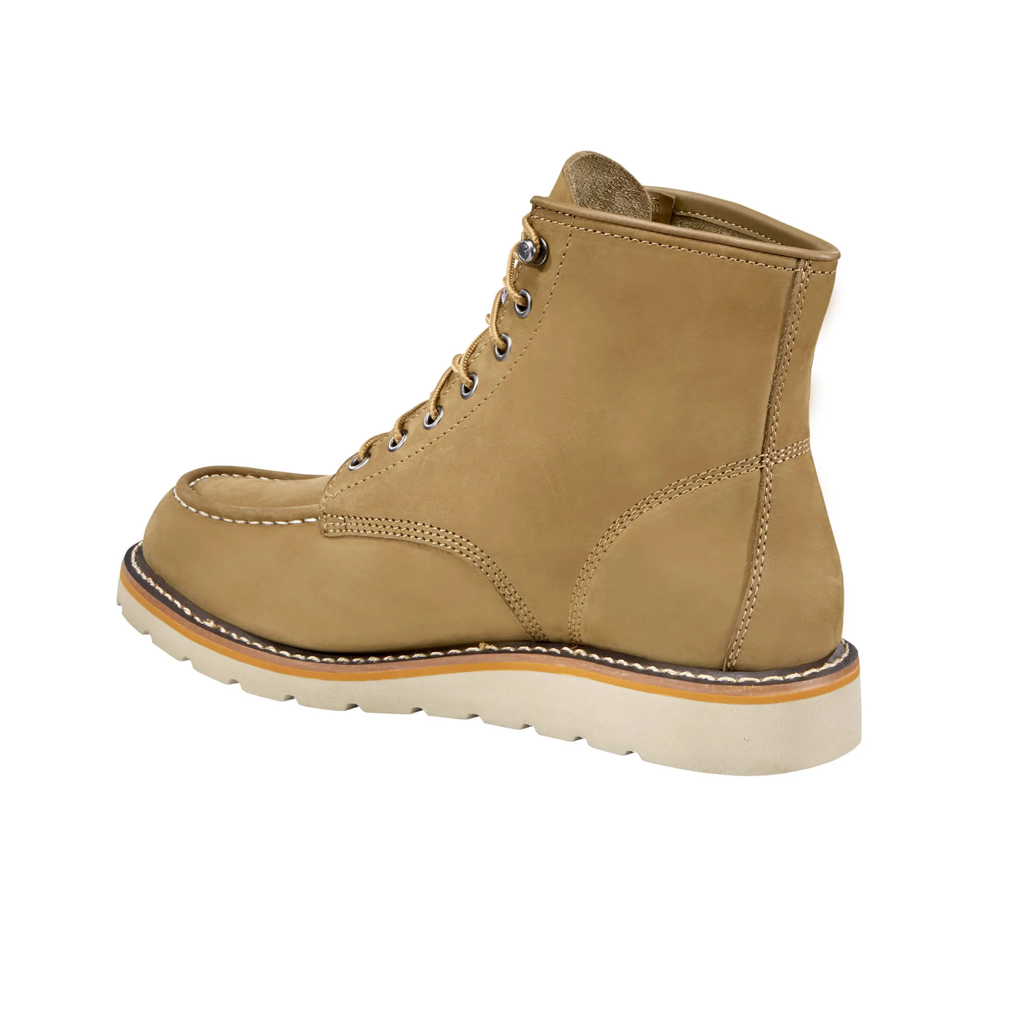 6" Moc Soft Toe Coyote Wedge Boot