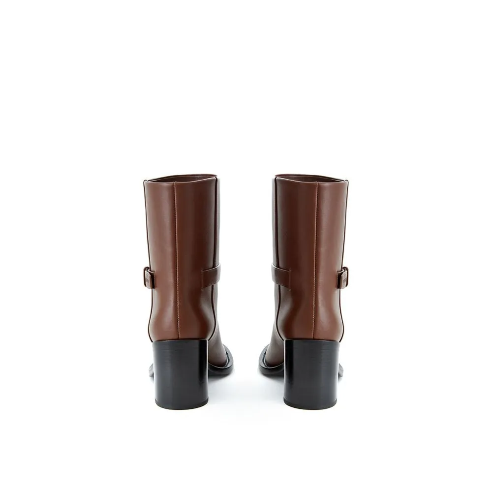 Brown Leather Boot