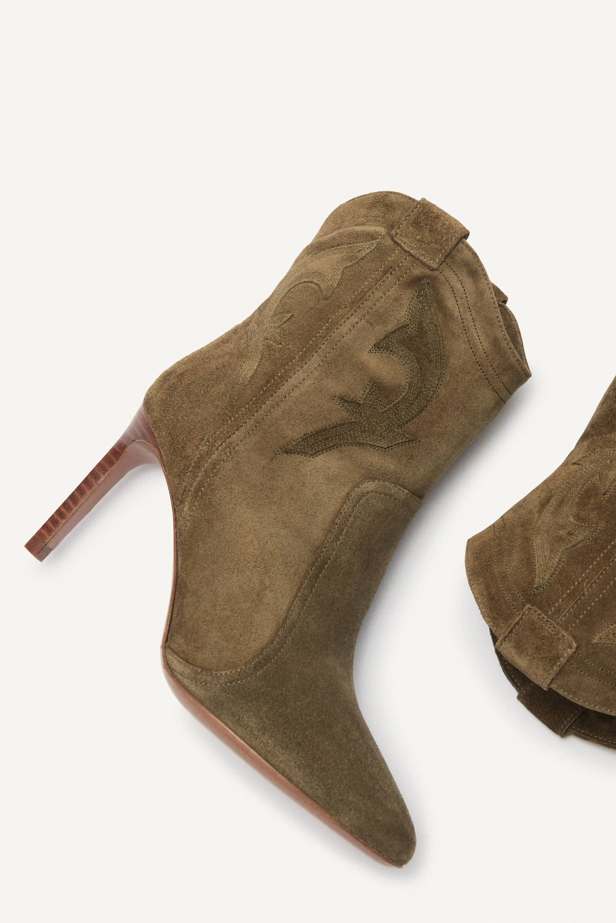 Caitlin Ankle Boots Olive