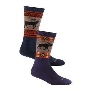 Men's and Women's Hiker Boot Sock 2-Pack Hiking Socks