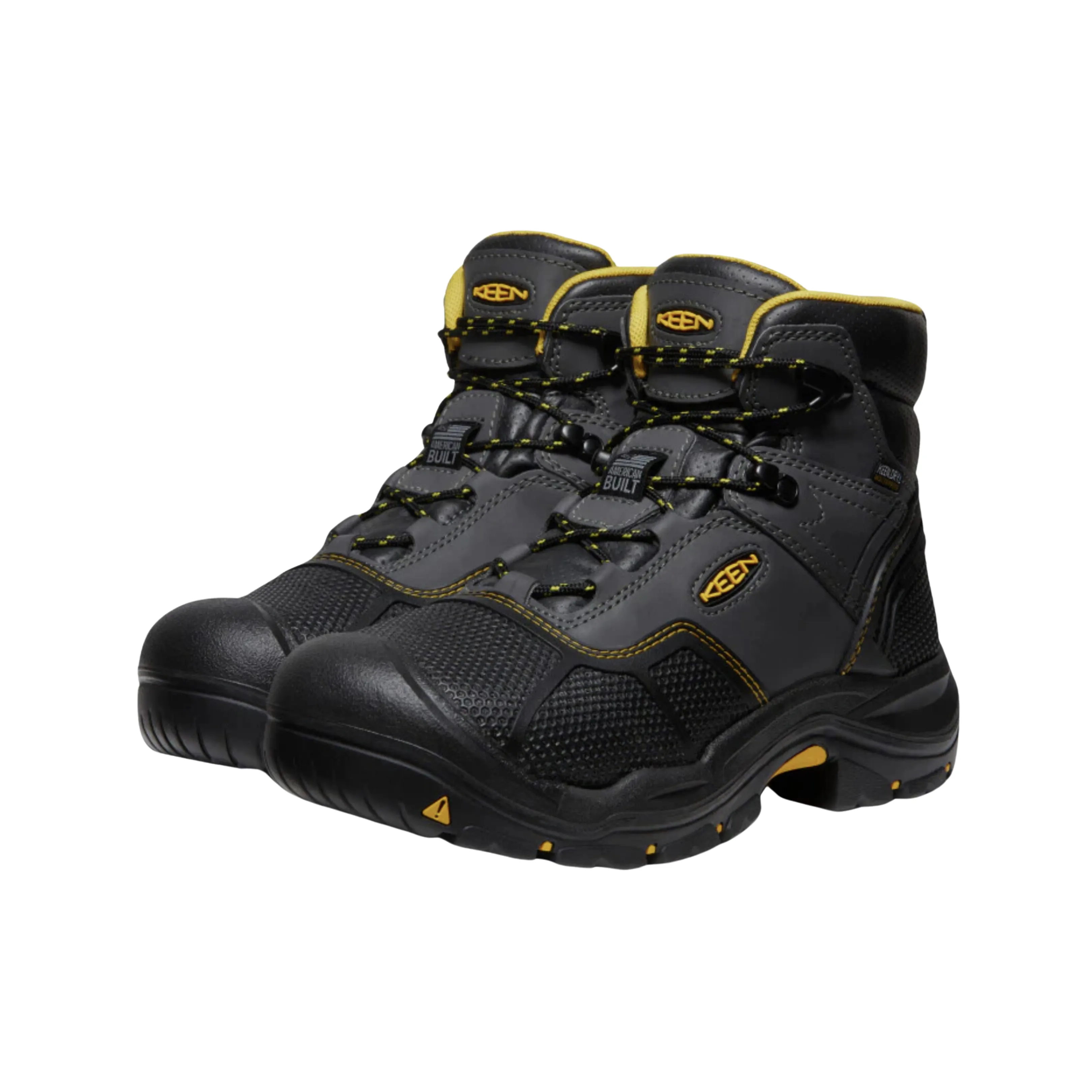 Men's Logandale Mid Waterproof (Steel Toe) Boot - Raven/Black (D Width)