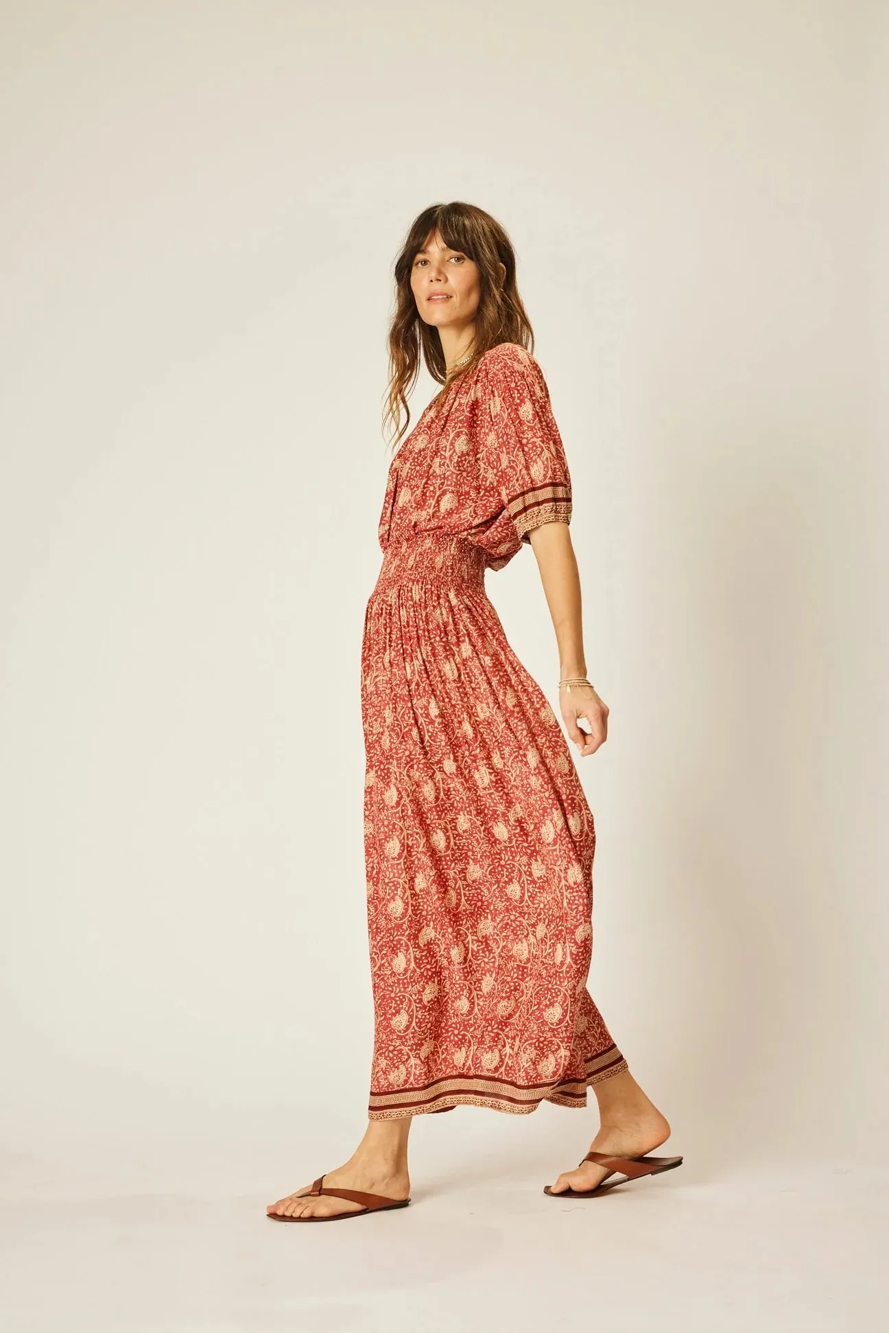 Natalie Martin Bella Skirt in Terracotta
