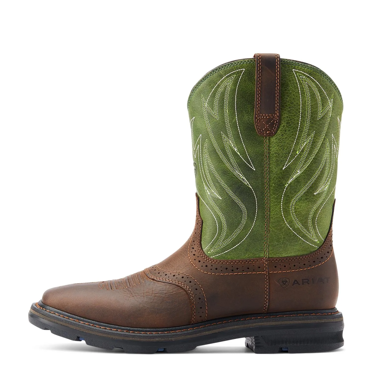 Sierra Shock Shield Work Boot Dark Brown