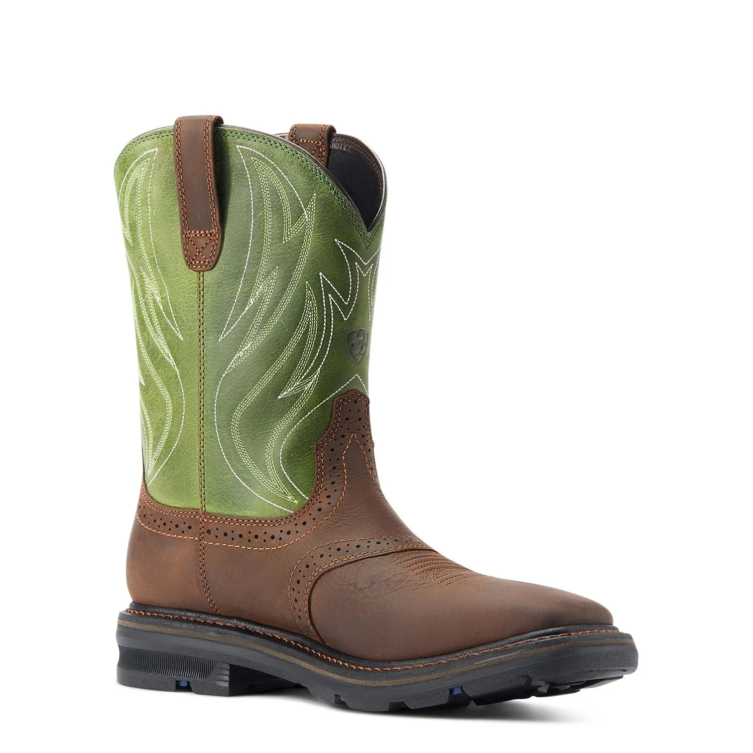 Sierra Shock Shield Work Boot Dark Brown